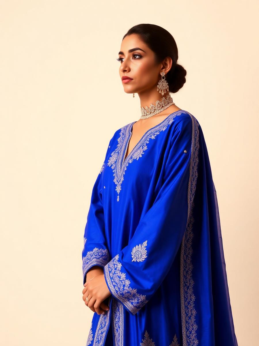 Royal Blue Rajbanshi Patani